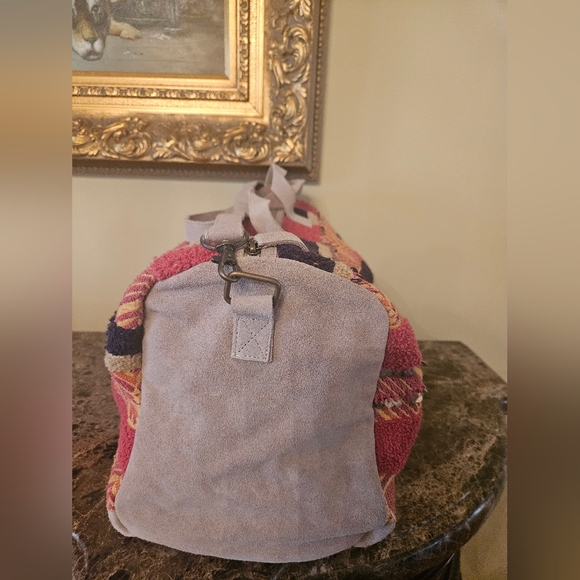 NWOT Free People First Class Embellished Weekender in Primrose Garden Duffel Bag - Picture 9 of 17